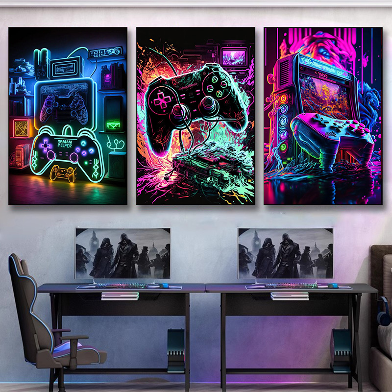 Современный неоновый поп-арт п – обзор и цена Esports Gaming Houses
