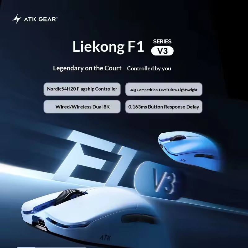 Беспроводная мышь ATK F1 V2/V3 – обзор и цена Esports Gaming